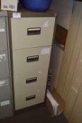 *Four Drawer Foolscap Filing Cabinet (Coffee and Cream)