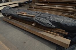 *Pallet of Assorted Oak Rough Sawn Timber