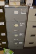 *Four Drawer Foolscap Filing Cabinet (Grey)