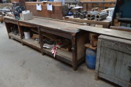 *Two Pine Workbenches and Contents