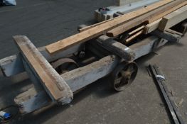 *Vintage Four Wheel Barrow