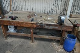 *Workbench Fitted with Record No.25 Quick Release Vice