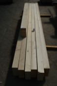 *Six 350x22x9cm Glulam Beams and One Other
