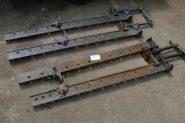 *Four 80cm Sash Clamps