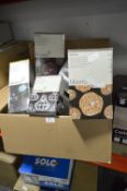 Box Containing Battery Operated String Lights, etc.