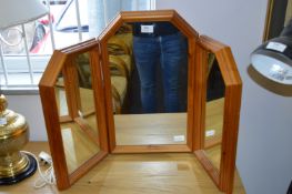 Pine Framed Dressing Table Mirror