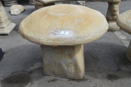 Reconstituted Limestone Garden Toadstool