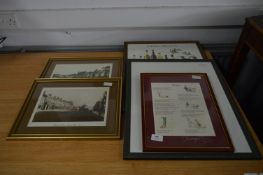 Five Framed Prints 