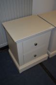 *Grey Two Drawer Side Cabinet