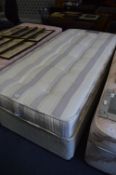 Sleepmasters Buttoned Single Mattress on Two Drawer Base