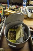 Aluminium Lidded Pan, Assorted Screws and Fixings