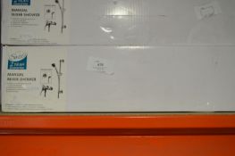 *Chrome Finished Manual Mixer Shower