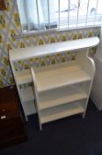 Two White Painted PIne Bookshelves