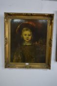 Gilt Framed Rembrandt Print 