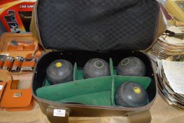 Set of Four Thomas Taylor Bowls in a Case