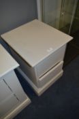 *Grey Two Drawer Side Cabinet