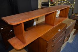 Teak Wall Mounted Shelf