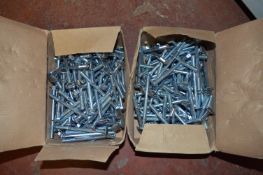 Two Boxes Containing Full Thread Coach Bolts
