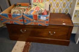 Edwardian Inlaid Wardrobe Base Drawer