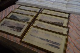 Set of Eight Framed Prints 