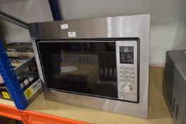 Polished Steel Insert Microwave Oven
