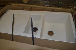 *Beige Granite Sink with Waste Drainer