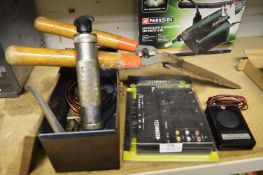 Set of Hedge Shears, Three Way Scart Switcher, etc.