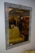 Shattered Glass Framed Wall Mirror