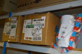 *Two Boxes Containing 10 Mcalpine Toilet Connectors