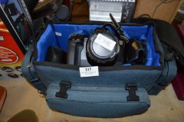 Canon Eos 650 SLR Camera in a Case