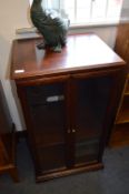 Rosewood Hi Fi Cabinet with Glazed Door