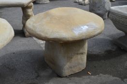 Reconstituted Limestone Garden Toadstool