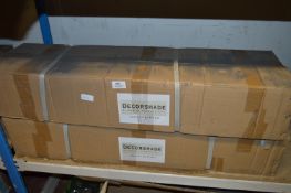 *Two Boxes Containing 81.5x130cm 25mm Basswood Venetian Blinds