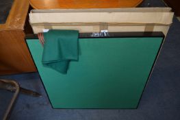 Folding Card Table with Green Baize