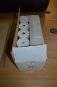 Box Containing 20 Rolls of 76x76 Till Rolls