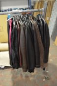 Selection of Fifteen Leather Jackets and Four Leather Skirts