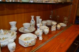 Collection of Aynsley Fine Bone China Vases, Ornaments, Tureen, etc.