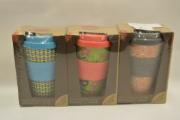 *ECOFFEE REUSABLE CUPS 3PK