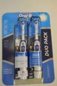 *ORAL-B AP400 TOOTHBRUSH 2PK