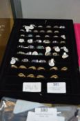 Tray of Costume Rings and Signet Rings