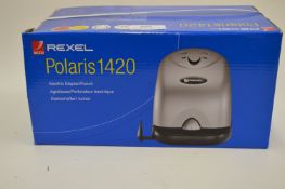 *REXEL POLARIS 1420 ELECTRIC STAPLER PUNCH