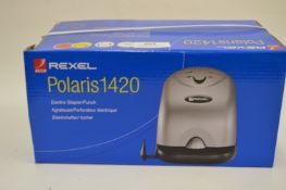 *REXEL POLARIS 1420 ELECTRIC STAPLER PUNCH