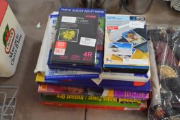 Selection of Glossy Inkjet Photo Paper