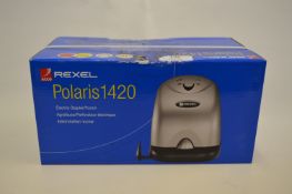 *REXEL POLARIS 1420 ELECTRIC STAPLER PUNCH