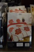*Three Double Bed Sets (Rowsham Red)