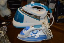 *Quest Steam Iron and a Brabantia Steam Iron