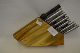 *SABATIER S/STEEL KNIFE SET 10PC