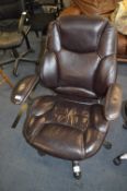 *TILT SEAT PLUM MANAGERS CHAIR