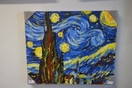 Unframed Van Gogh Style Printed Canvas 