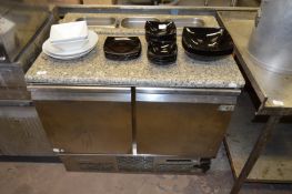 *Infrico Refrigerated Preparation Unit with Granite Top and Bain Marie